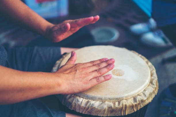 istock Cropped Hands Of Man Playing Drum 1127794626