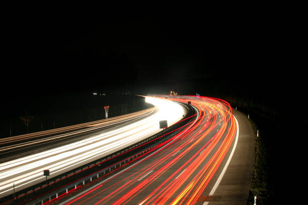 istock highway traffic at night on a german highway 1127795859