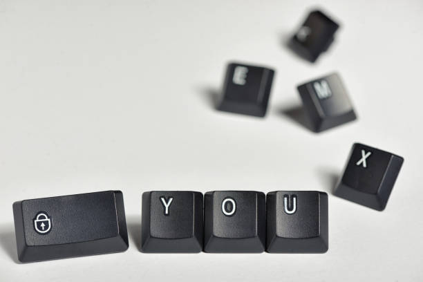 istock Concept with Keyboard Lock you Key 1127796058