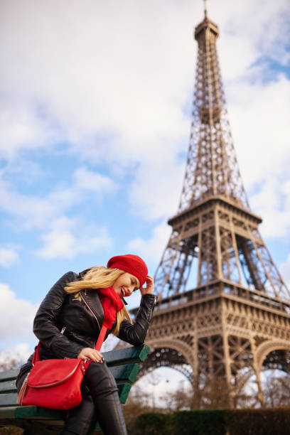 istock tourist woman in Paris 1127804818