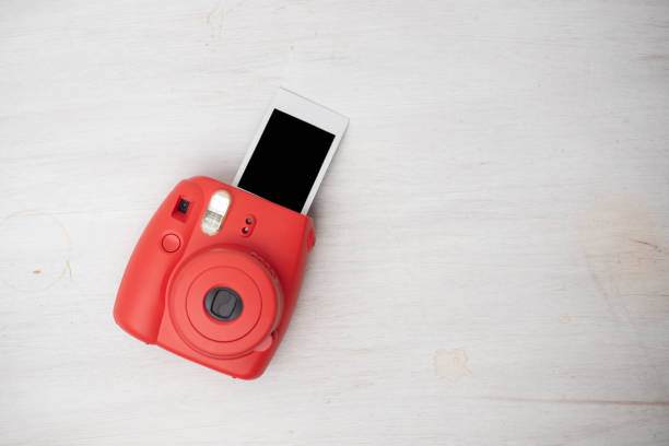Polaroid Instant Camera & blank Film analog