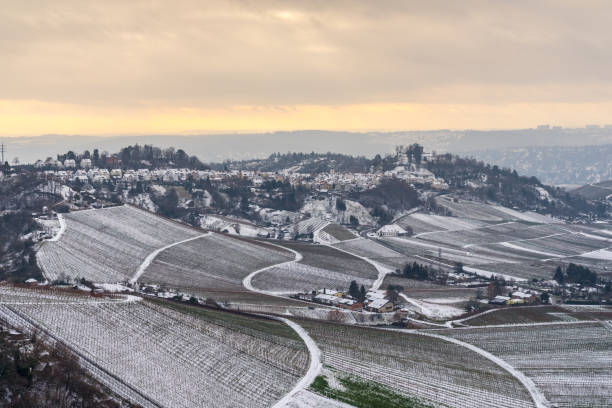 istock Germany, Tourism destination stuttgart rotenberg snow covered in winter 1127807995