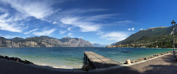 istock panorama view over gardasee in Italy 1127810318