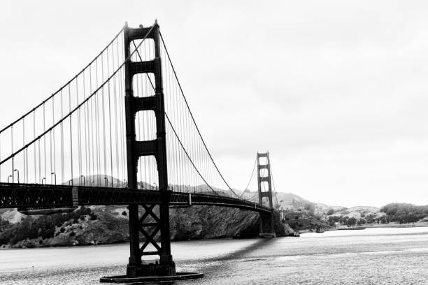 istock Golden Gate, San Francisco. Black And White. 1127811147