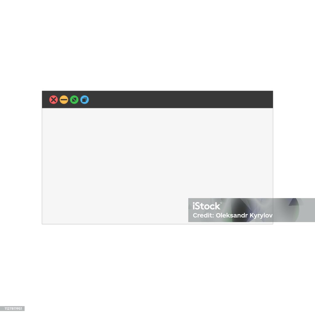 Jendela Dialog Sistem Tanda Jendela Dialog Ilustrasi Vektor Terisolasi ...