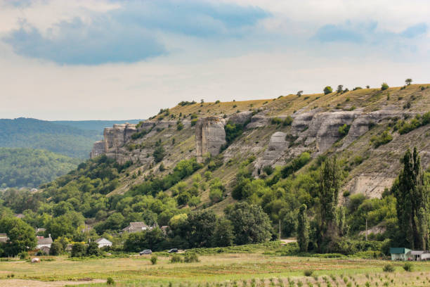 istock The rocky slope of a low mountain. 1127818981