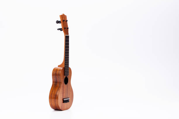 istock The ukulele guitar isolated on white background 1127824550