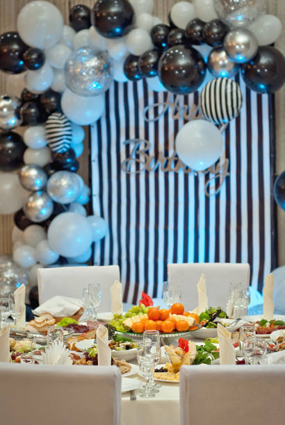 istock delicious dishes on the table in the restaurant. serving table. 1127824677