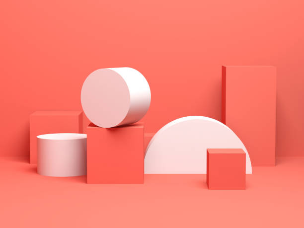 Abstract colorful digital still life background