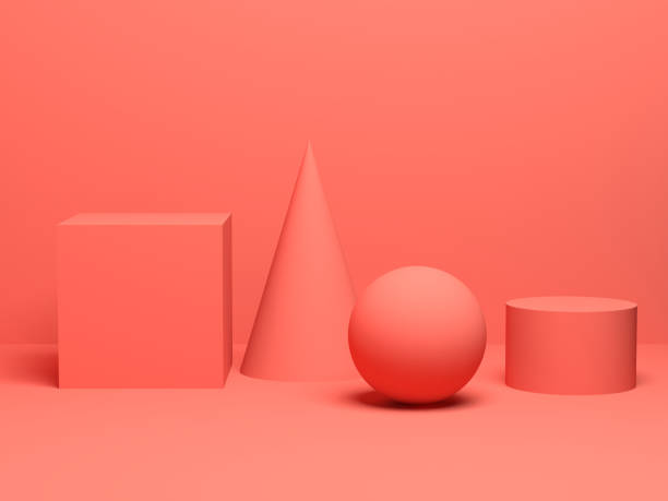 istock Abstract colorful digital still life 3d 1127826140