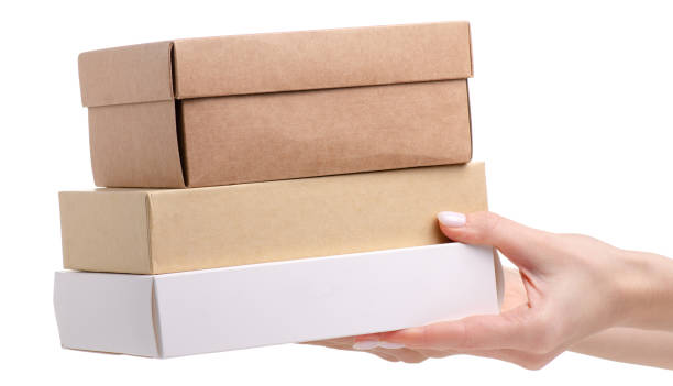 istock Boxes delivery business in hand 1127827106