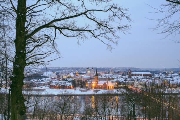 istock City By River Against Sky During Winter 1127830788