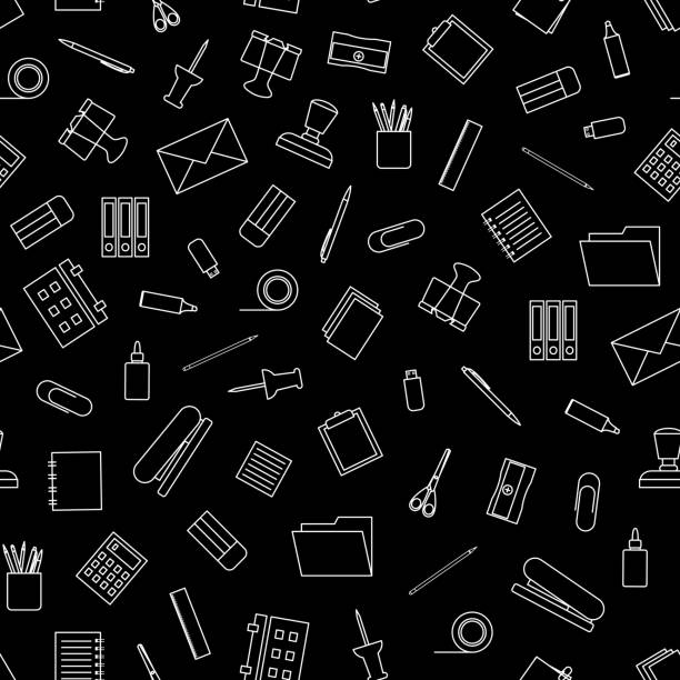 Staples Pattern Staples Office Store Illustrations, Royalty-Free Vector Graphics & Clip ...