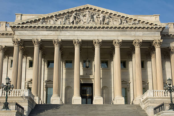 istock Wing of the Capitol Building in Washington DC 112783127