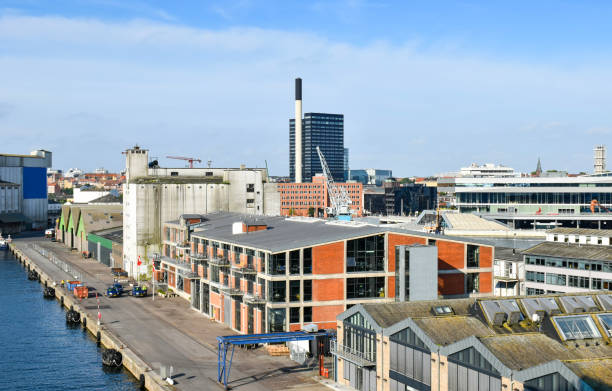 istock View over the harbor of Aarhus in Denmark 1127836469