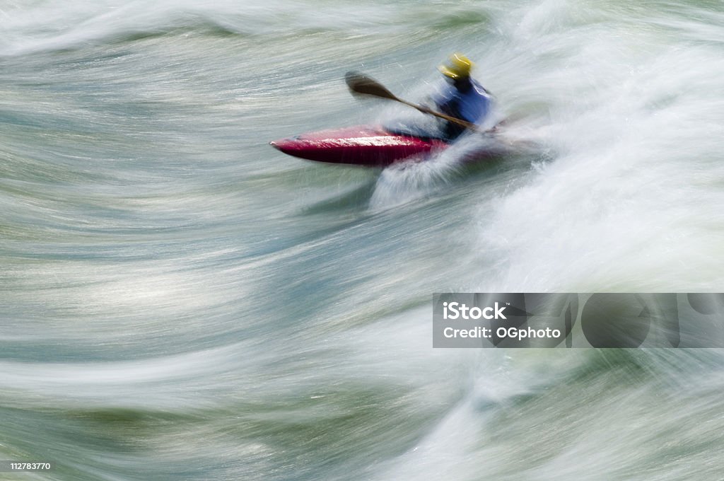 Kajakfahren, Great Falls, Potomac River, Virginia, Maryland - Lizenzfrei Wildwasser - Fluss Stock-Foto