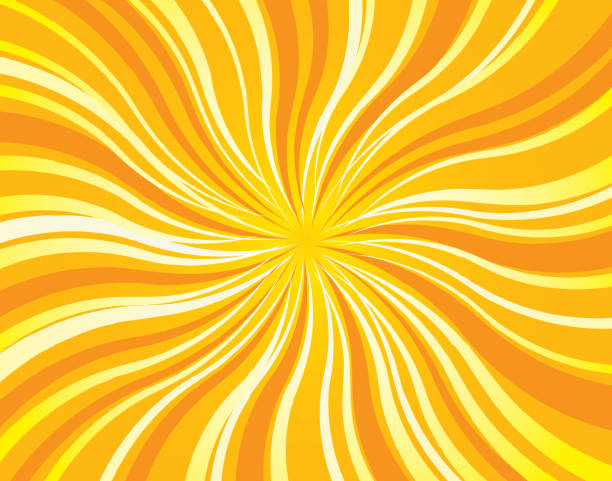 Sun Rays Twist Vector background of hot twisting sun rays. sunny stock illustrations