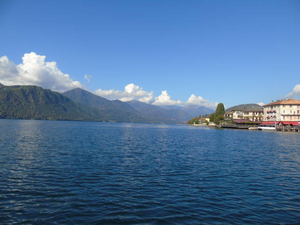 istock Lake D'Orta in winter 1127837820