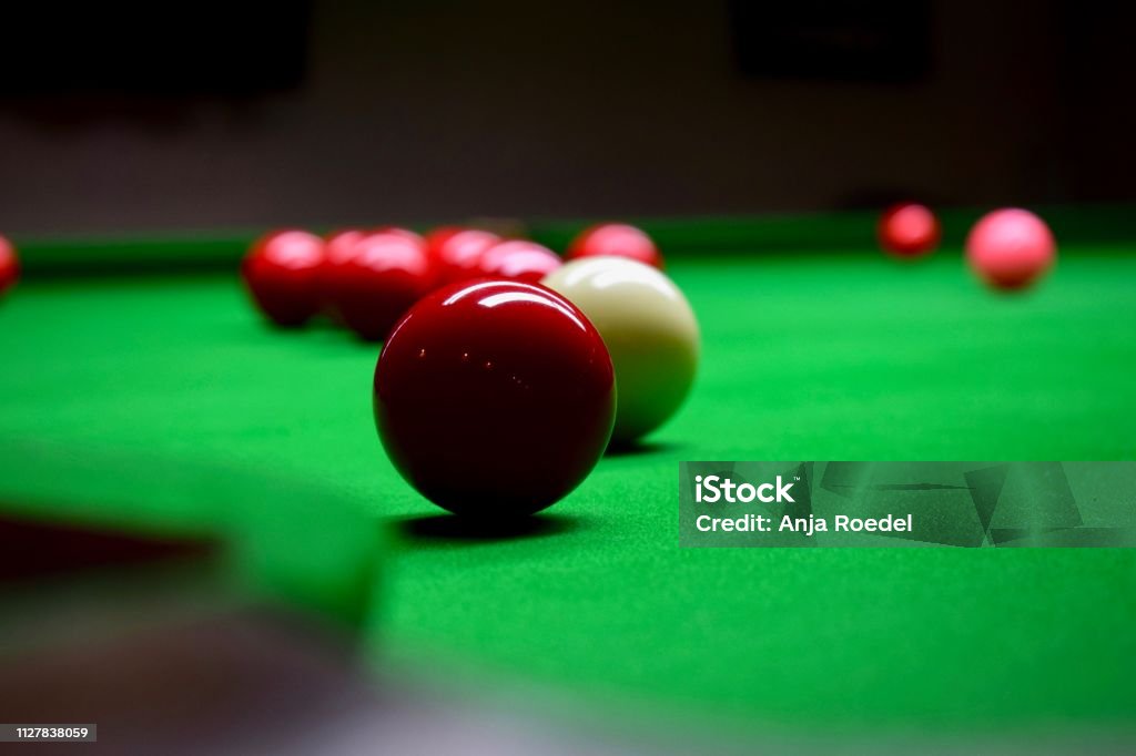 Snookerspiel - Lizenzfrei Snooker Stock-Foto