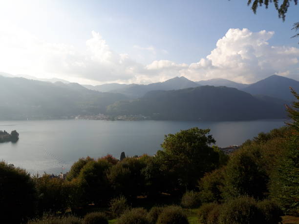 istock Lake D'Orta in winter 1127838783