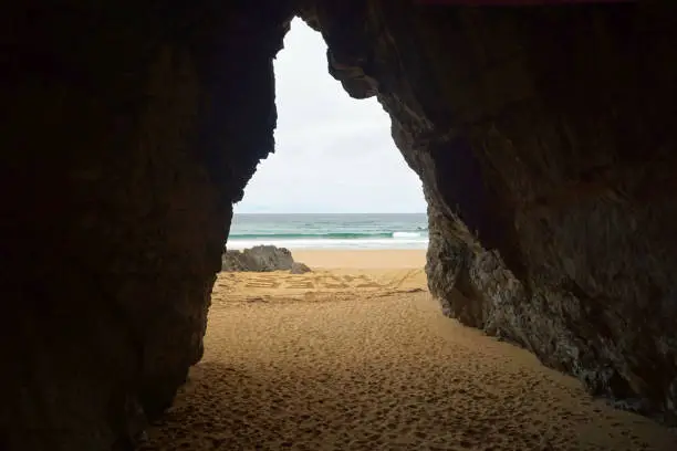 The bay is officially called Boyeghether Bay, but is called Murder Hole Beach by the locals.