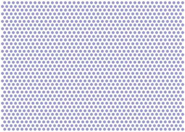 Vector illustration of Seamless White Paper with Purple Dots