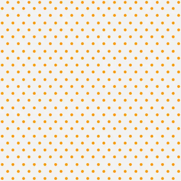 Vector illustration of Seamless White Paper with Yellow Dots