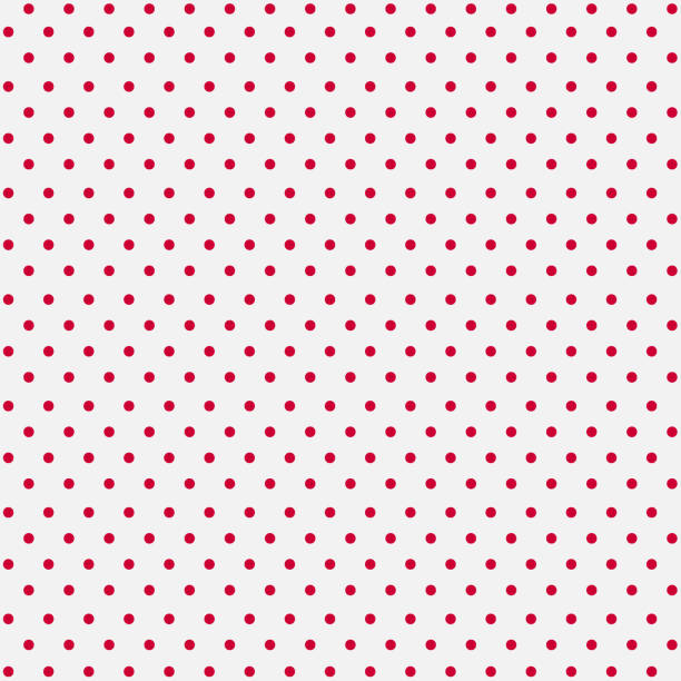 Seamless White Paper With Pink Dots Stock Illustration - Download Image Now  - Pattern, Spotted, Polka Dot - iStock