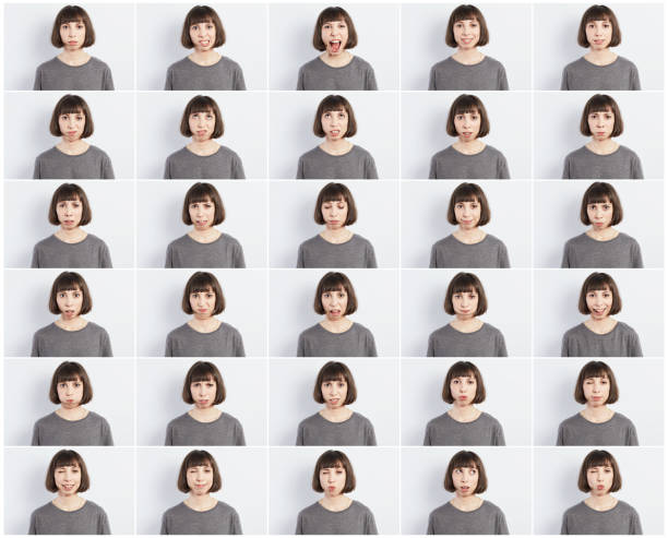 istock Young Woman Making Facial Expressions 1127843427