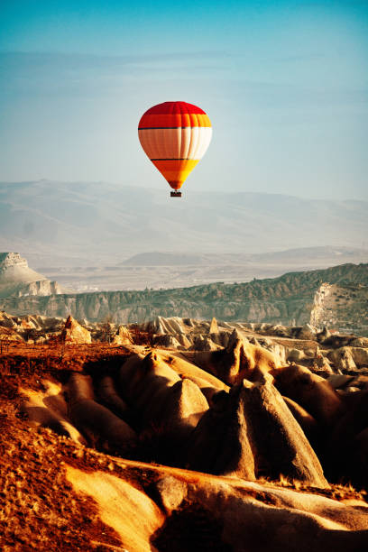 Hot Air Balloons Flying Over Cappadocia