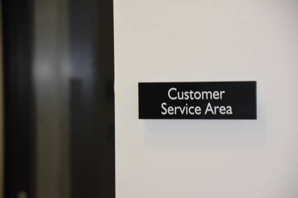 istock Office signs in a high-tech company 1127846044