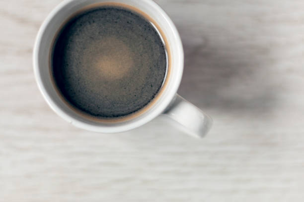 istock Top view of cup of coffee 1127859725