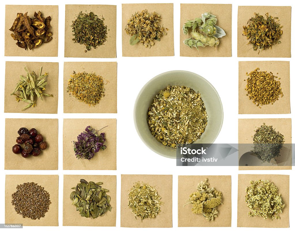 Medicina di erbe - Foto stock royalty-free di Alimentazione sana