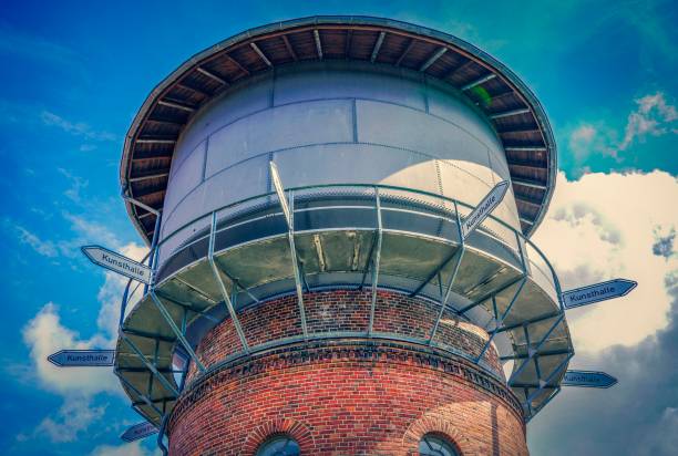 Picture shows an wonderful water tower in Germany.