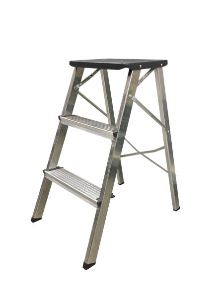 istock aluminum folding ladder isolated on white background 1127870017