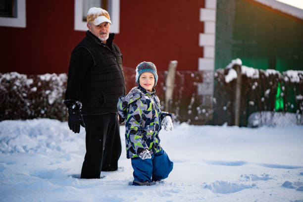 istock Grandfather and grandson 1127877800
