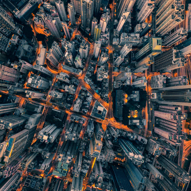 Hong Kong Central district streets