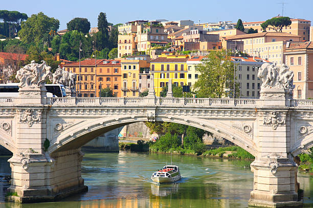 istock Ponte Vittorio Emanuele II in Rome, Italy 112788890