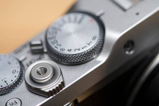 istock Close Up Shot of a Generic Camera's Upper Part 1127889891