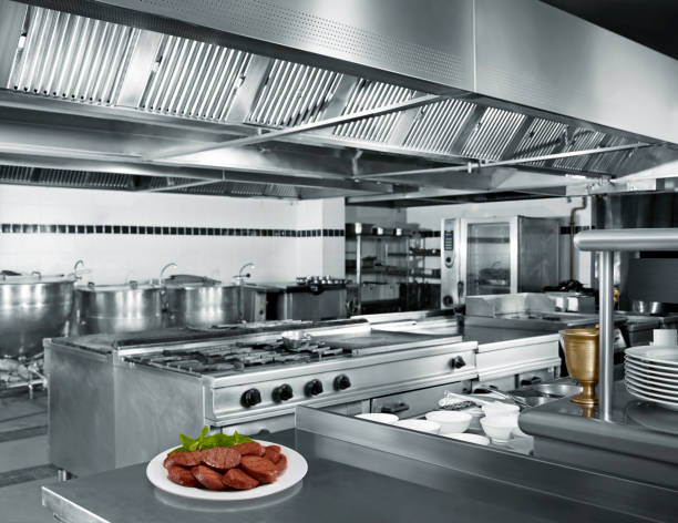 istock Sausages in commercial kitchen 1127890772