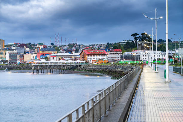 istock Waterfront and street view at Puerto Montt 1127898111