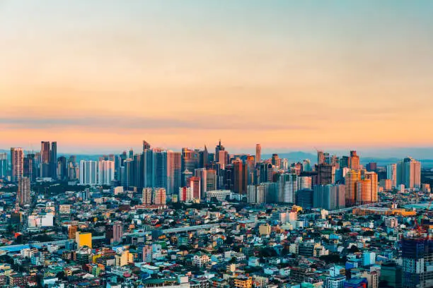 Skyline of Makati City, the central business district of the Philippines