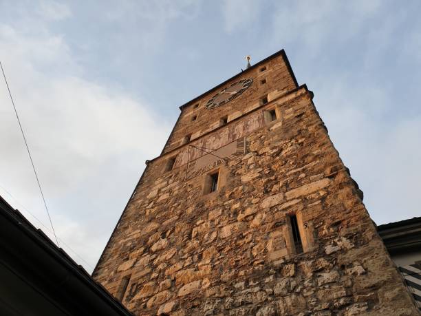 istock Tower Obertor in Aarau, canton Aargau, Switzerland 1127900875