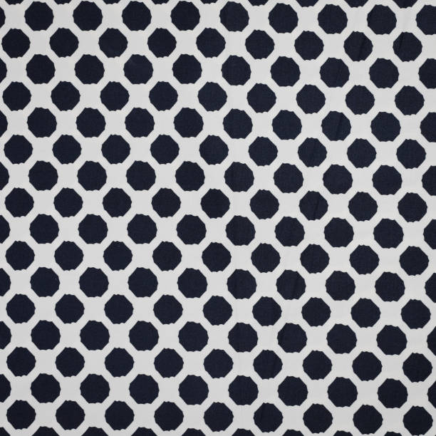 istock Close-up of a black and white textured textile fabric 1127912899