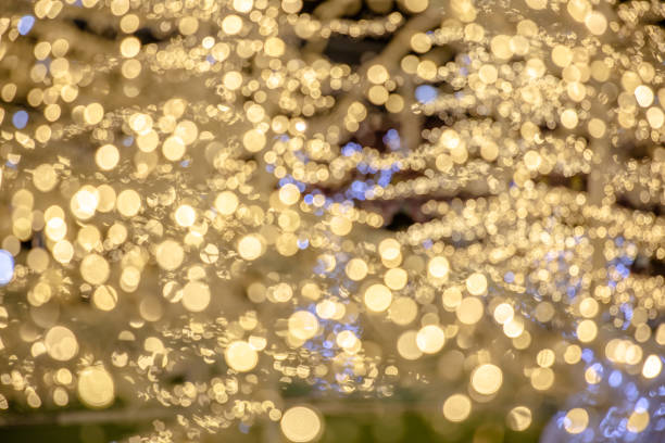 istock Golden Glittering Bokeh Background 1127913077