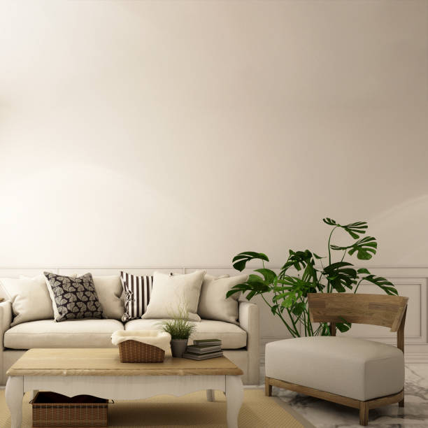 istock interior design, bed , living area and dressing area was designed specifically in modern classic style, 3d illustration 1127914620