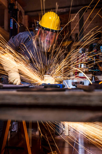 istock Manual Worker Working In Factory 1127916326