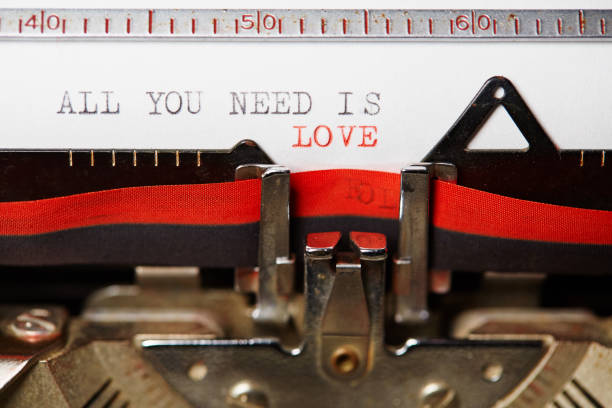 istock All You Need is Love - Typed with an old typewriter 1127919155
