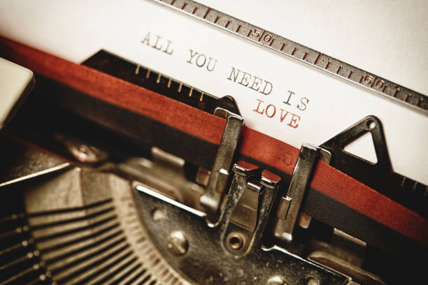 istock All You Need is Love - Typed with an old typewriter 1127919159