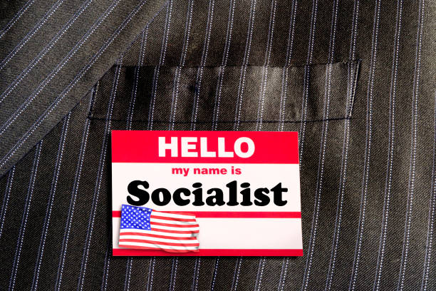 mein name ist sozialist. - socialism stock-fotos und bilder